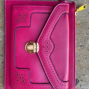 Dark magenta crossbody bag